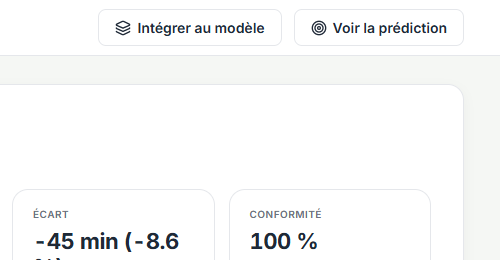 Enrichir le modèle avec ta nouvelle course — capture d'écran MyRunPerf